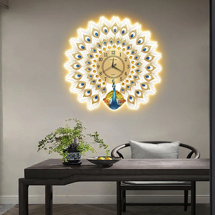 Luxury-Lite LED Wall Clock & Art Lamp — 2025 Edition