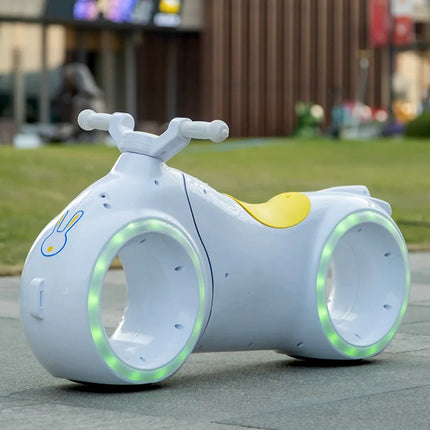 Star's Shop Children's Electric Balance Bike with Flashing Lights & Mu