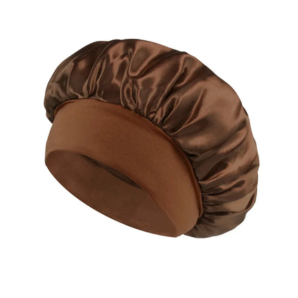 Women Satin Bonnet Hair Bonnet for Sleeping Hair Care Silk Bonnets Solid Wide-brimmed Sleeping Hat with Elastic Soft Band women-satin-bonnet-hair-bonnet-for-sleeping-hair-care-silk-bonnets-solid-wide-brimmed-sleeping-hat-with-elastic-soft-band