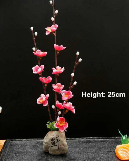 Elegant Floral-Inspired Sushi Serving Set for Luxurious Dining