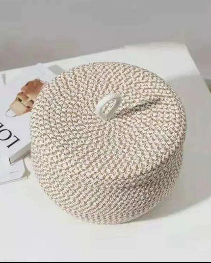 Chic Khaki Cotton Storage Basket Set: A Stylish Solution for a Neatly Organized Home