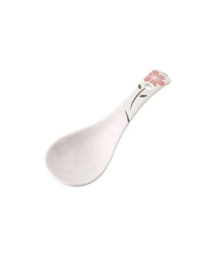 Artisan Handcrafted Japanese Ceramic Soup Spoon for Sophisticated Dining