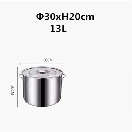 Versatile Stainless Steel Cooking Pot Set with Handle for Easy Transport