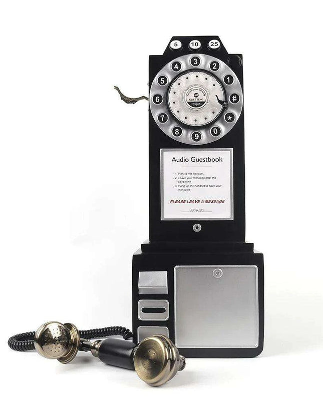 Vintage London Payphone Audio Guest Book Recorder