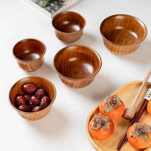 Japanese Style Wooden Bowls