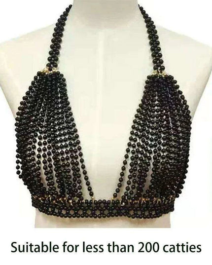 Pearl Elegance Choker and Body Chain Set