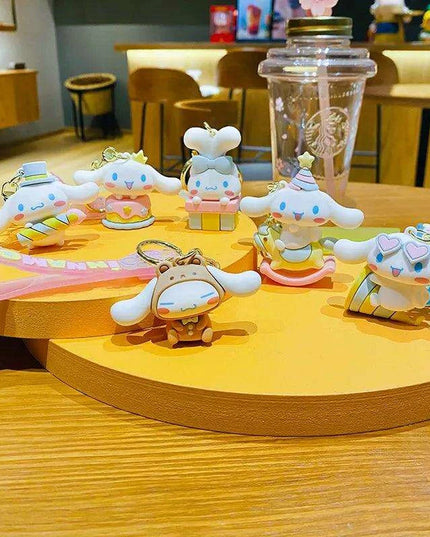 Cinnamoroll Character Keychain - Whimsical Bag and Key Charm for a Playful Touch