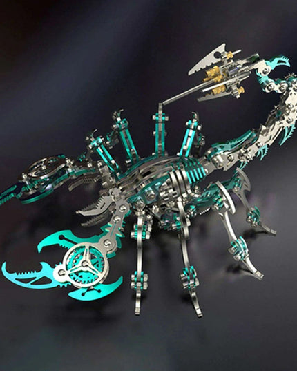 Dynamic 3D Scorpion King Metal Art Kit - Creative DIY Home Accent