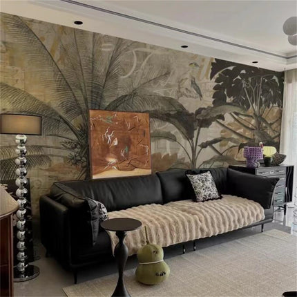 Decorative Wallpaper Store Vintage Southeast Asian Tropical Wallpaper