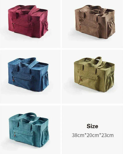 Travel-Friendly Kung Fu Tea Set Tote for On-the-Go Tea Enthusiasts