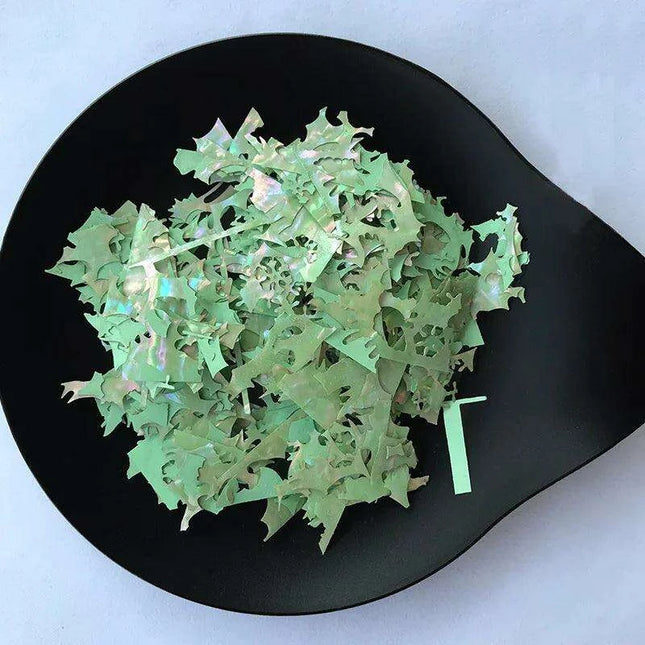 50g Iridescent Abalone Shell Slices for Creative Nail Art and Craft Projects