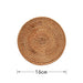 Handcrafted Rattan Coaster Set - Elegant Heat-Resistant Table Protectors for Teapots and More