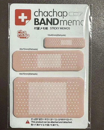 Whimsical Band-Aid Sticky Note Pads - Perfect for Cute Stationery Lovers