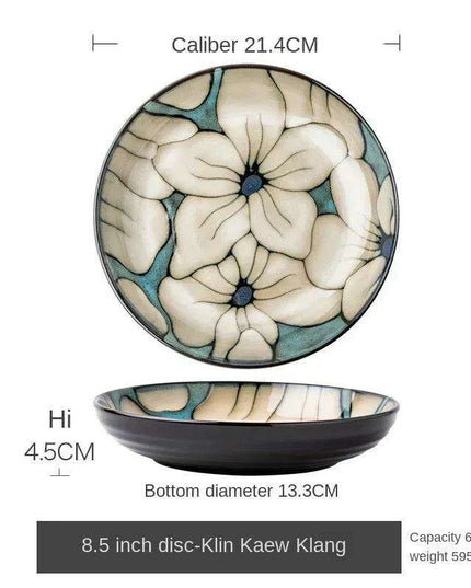 Artisan Handcrafted Colorful Ceramic Serving Plates for Elegant Dining Experiences