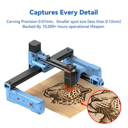 Artilume D2 Portable Laser Engraving Machine - 0.01mm Precision, APP C