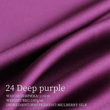 Opulent Red Raspberry 30 Momme Heavy Satin Silk Fabric for Sophisticated Dressmaking and Couture Creations