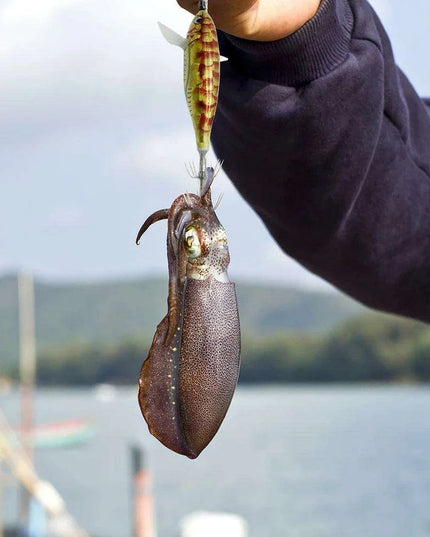 Nighttime Glow Egi Squid Jigging Lure: 5.5g Luminescent Shrimp Bait for Night Fishing Excellence