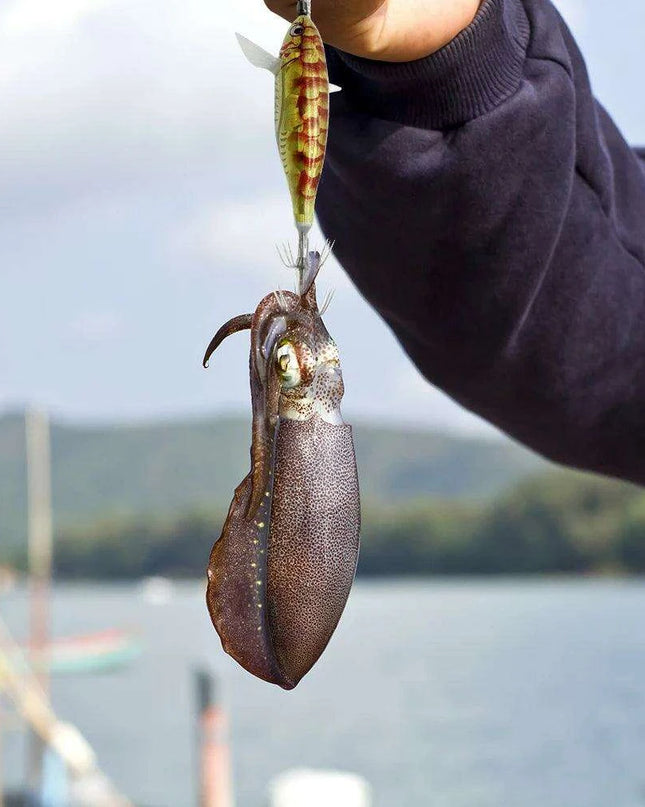 Nighttime Glow Egi Squid Jigging Lure: 5.5g Luminescent Shrimp Bait for Night Fishing Excellence