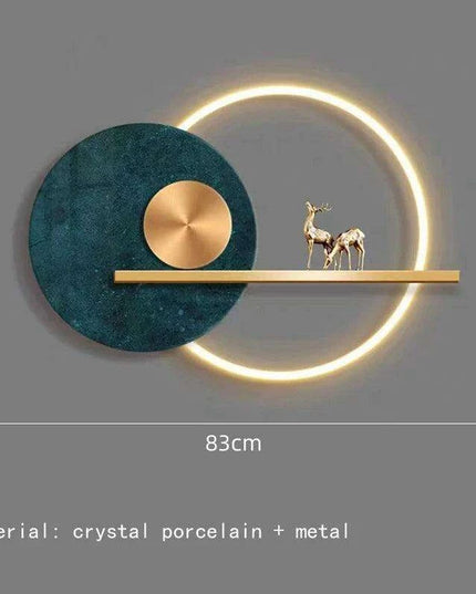 Chic Art Deco LED Wall Sconce: A Stylish Illumination Option for Modern Spaces