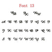 font13 / Silver