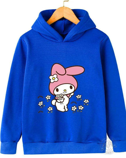 Adorable Sanrio Melody Girls' Cartoon Windbreaker for Spring and Autumn Fun