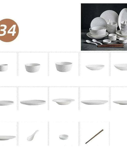 Handmade Artisan Ceramic Dining Set