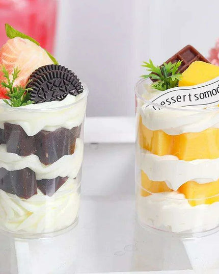 Lifelike Faux Ice Cream Cake Centerpiece for Home Decor and Photography