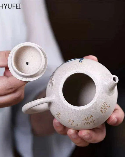 Elegant Yixing Purple Clay Dragon Egg Teapot - 220ml Masterpiece for Discerning Tea Lovers