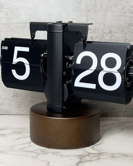 High-Tech Automatic Flipping Clock for Stylish Home Decor - Includes Battery Gift