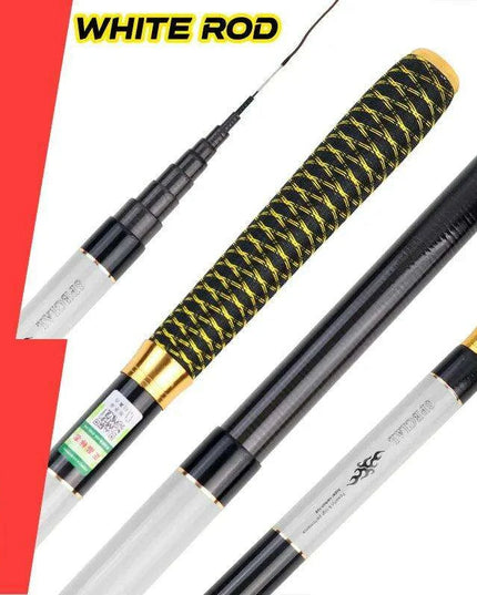 Premium Carbon Fiber Telescopic Fishing Rod for Freshwater Adventures - Adjustable Lengths from 2.7 to 7.2 Meters