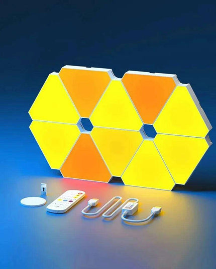 LuminousBeat Music-Responsive RGB Wall Light - Modern Accent for Gaming and Bedroom Vibes