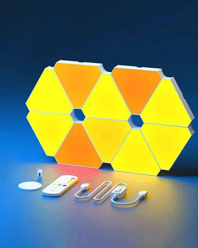 LuminousBeat Music-Responsive RGB Wall Light - Modern Accent for Gaming and Bedroom Vibes