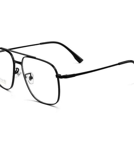 Elegant Unisex Titanium Double Beam Aviator Sunglasses for Timeless Style