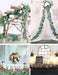 Sophisticated Silver Dollar Eucalyptus Greenery Garland for Elegant Home Decor