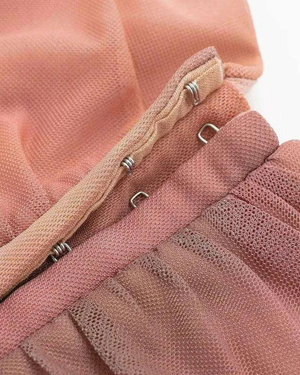 Chic Backless Mini Dress with Vibrant Tie Dye and Ruffles - Must-Have for Summer Parties