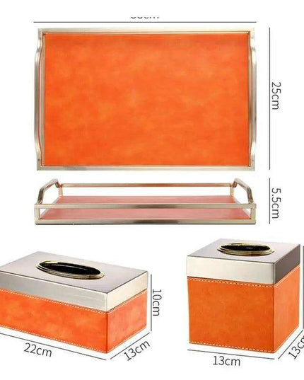 Chic Leather Tissue Holder - A Touch of Luxury for Your Home