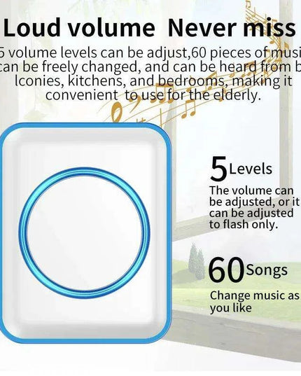 Wireless Emergency SOS Alert System with Caregiver Notification - Dual Alarm for Immediate Support