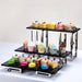 Stylish Stainless Steel Buffet Presentation Stand for Effortless Afternoon Tea Hosting