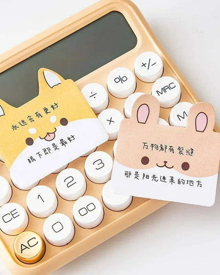 Adorable Kawaii 3-Layer Sticky Notes Collection - Fun Memo Pad with 45 Sheets