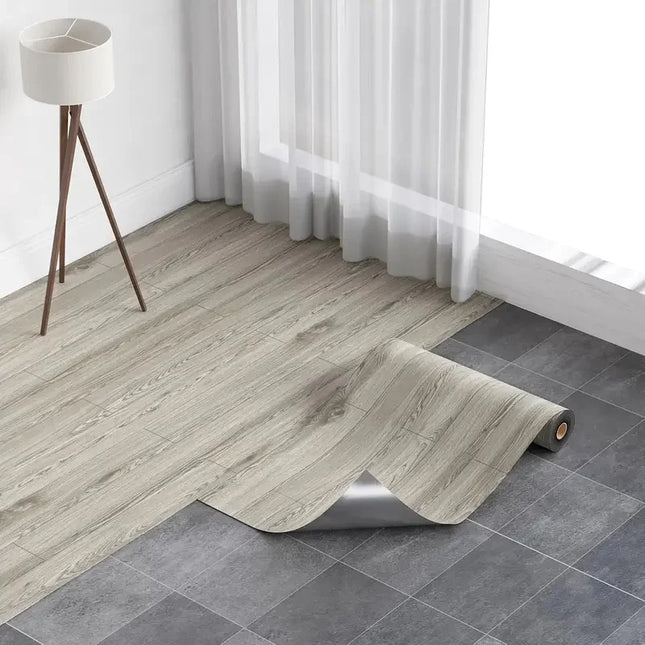 Wood Grain Self-Adhesive Floor & Wall Stickers