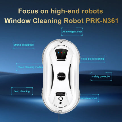 Ultra-Thin Robotic Window Cleaner with Remote Control | Très Elite