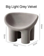 big grey velvet