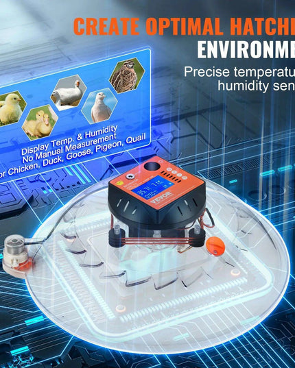 Smart Egg Incubator with Superior Temperature and Humidity Regulation