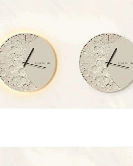 Celestial Glow Wall Clock - A Stunning Decorative Timepiece for Your Home and Dining Areas