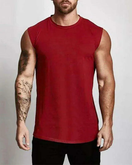 Men's Bodybuilding Sleeveless Workout Tank Top for Fitness and Sports