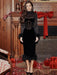 Chic Backless Midi Dress with Feather Details for Trendsetting Women
