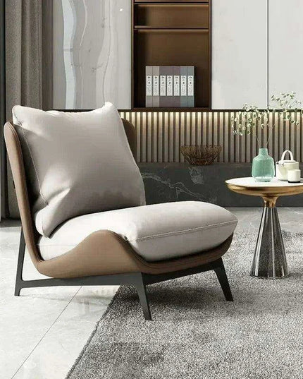 Luxury Minimalist Reclining Lounge Chair