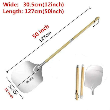 Aluminum Pizza Shovel and Knife Set - Essential Tools for Culinary Creatives