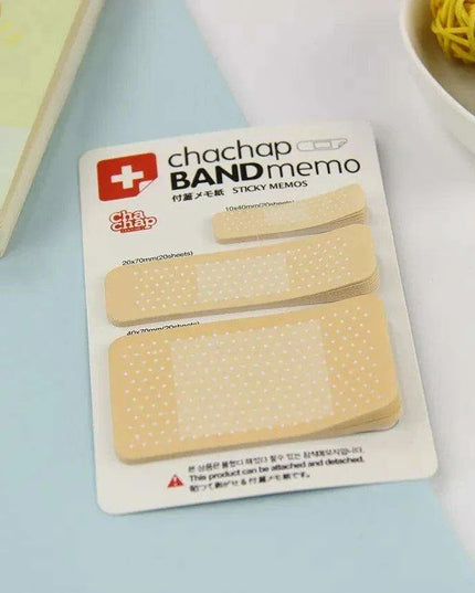 Whimsical Band-Aid Sticky Note Pads - Perfect for Cute Stationery Lovers