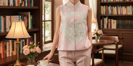 Chinese Style Tang Suit Women's Vest Spring 2026 New National Style Frog Button Top Modern Elegant Luxury Vest chinese-style-tang-suit-womens-vest-spring-2026-new-national-style-frog-button-top-modern-elegant-luxury-vest